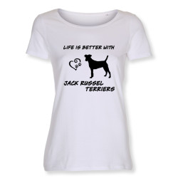 Jack Russel Terrier - dam t-shirt