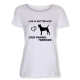 Dam T-shirt med Jack Russel Terrier motiv - Torshammarens
