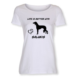 Saluki - dam t-shirt