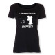Dam T-shirt med Whippet motiv - Torshammarens