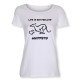 Dam T-shirt med Whippet motiv - Torshammarens