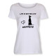 Dam T-shirt med Whippet motiv - Torshammarens