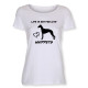 Dam T-shirt med Whippet motiv - Torshammarens