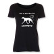 Dam T-shirt med Whippet motiv - Torshammarens