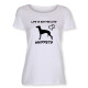 Dam T-shirt med Whippet motiv - Torshammarens