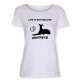 Dam T-shirt med Whippet motiv - Torshammarens