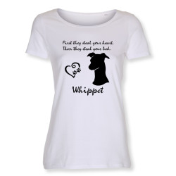 Whippet - dam t-shirt
