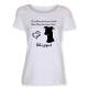 Dam T-shirt med Whippet motiv - Torshammarens