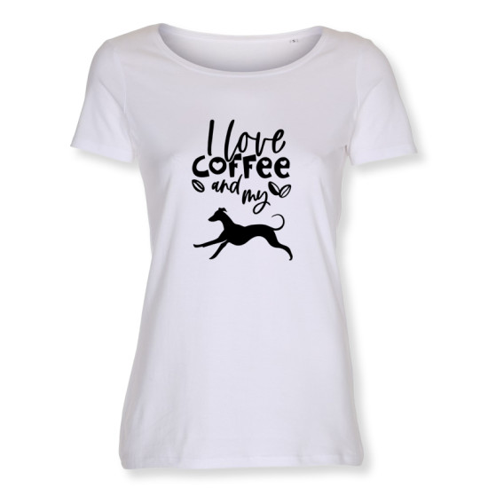 Dam T-shirt med Whippet motiv - Torshammarens