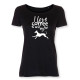 Dam T-shirt med Whippet motiv - Torshammarens