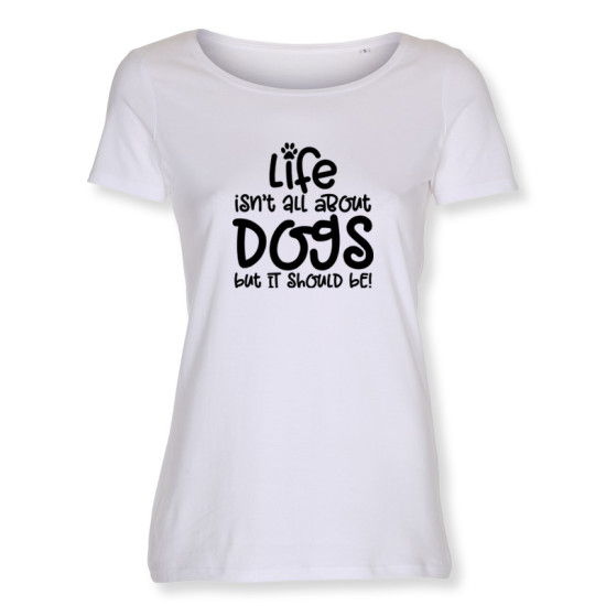 Dam T-shirt med hundmotiv - Torshammarens