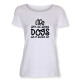Dam T-shirt med hundmotiv - Torshammarens