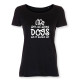 Dam T-shirt med hundmotiv - Torshammarens