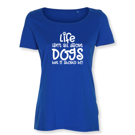 Dam T-shirt med hundmotiv - Torshammarens