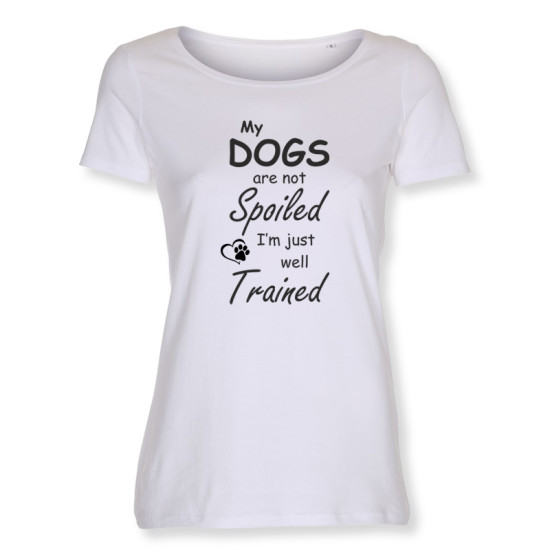 Dam T-shirt med hundmotiv - Torshammarens