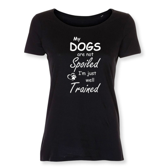 Dam T-shirt med hundmotiv - Torshammarens