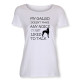 Dam T-shirt med Galgo Español motiv - Torshammarens
