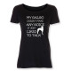 Dam T-shirt med Galgo Español motiv - Torshammarens