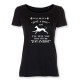 Dam T-shirt med Whippet motiv - Torshammarens