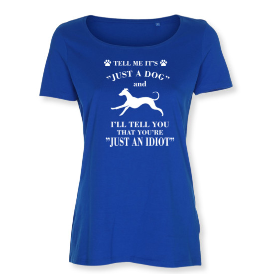 Dam T-shirt med Whippet motiv - Torshammarens