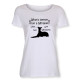 Dam T-shirt med Whippet motiv - Torshammarens