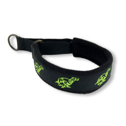 Broderat halsband - springande whippet