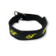 Broderat halvstryp-halsband med springande whippet – Meshfoder | Torshammarens