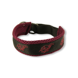 Broderat halsband - springande whippet