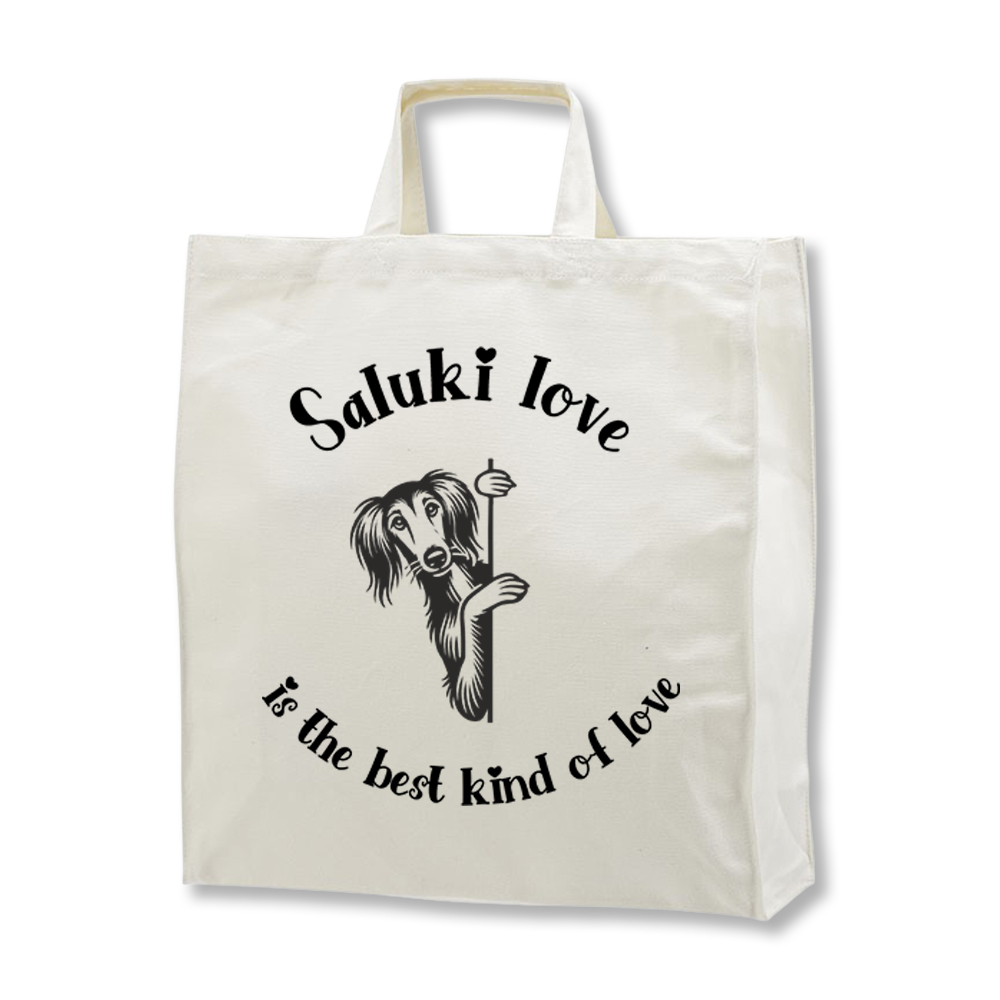 Saluki tygkasse med korta handtag - Stilfull och praktisk - Torshammarens