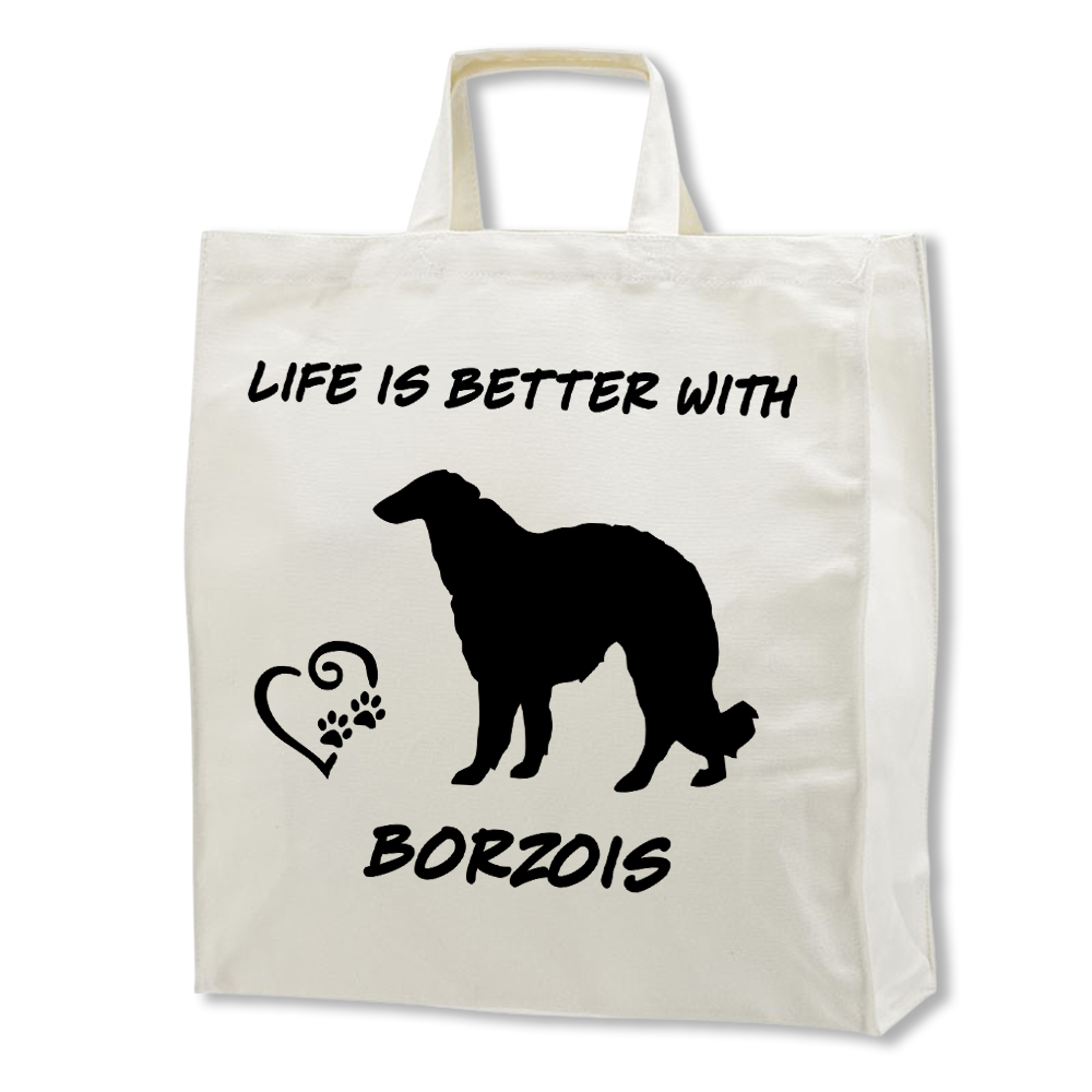 Borzoi tygkasse med korta handtag - Stilfull och praktisk - Torshammarens