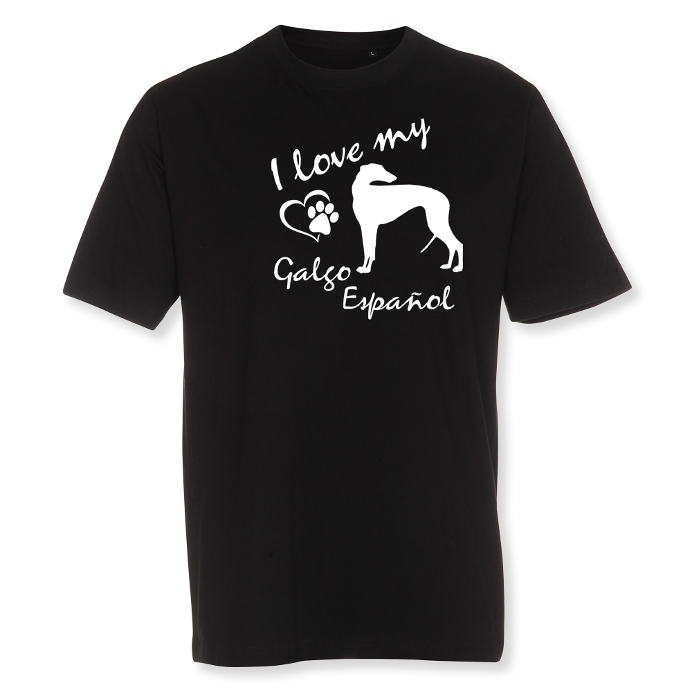 Herr T-shirt med Galgo Español motiv - Torshammarens
