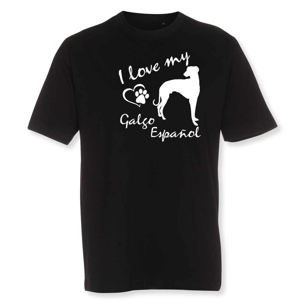 Herr T-shirt med Galgo Español motiv - Torshammarens