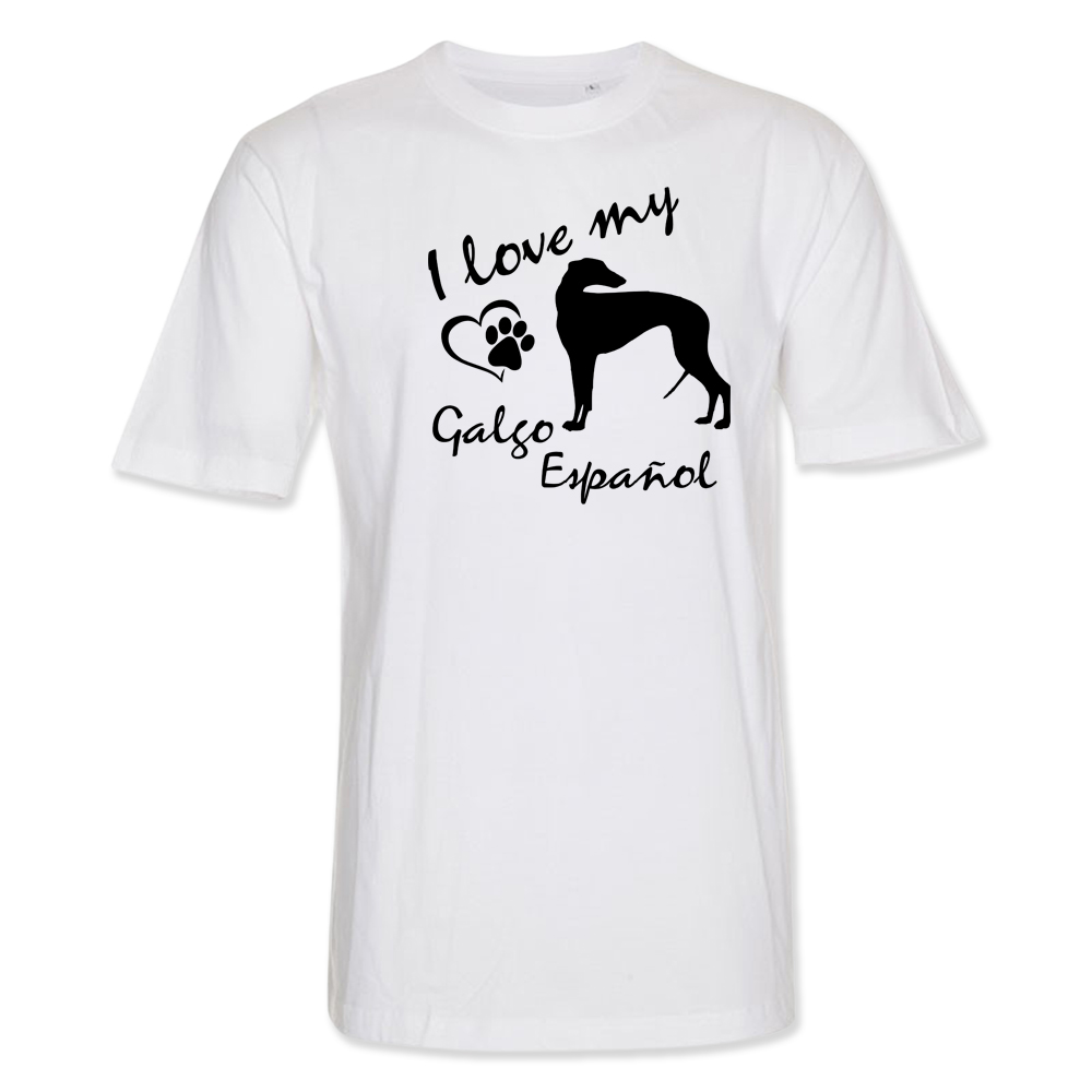 Herr T-shirt med Galgo Español motiv - Torshammarens