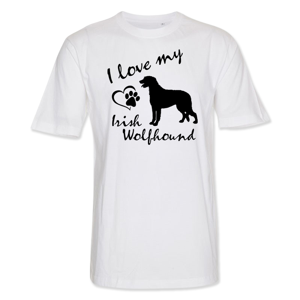 Herr T-shirt med Irländsk Varghund motiv - Torshammarens
