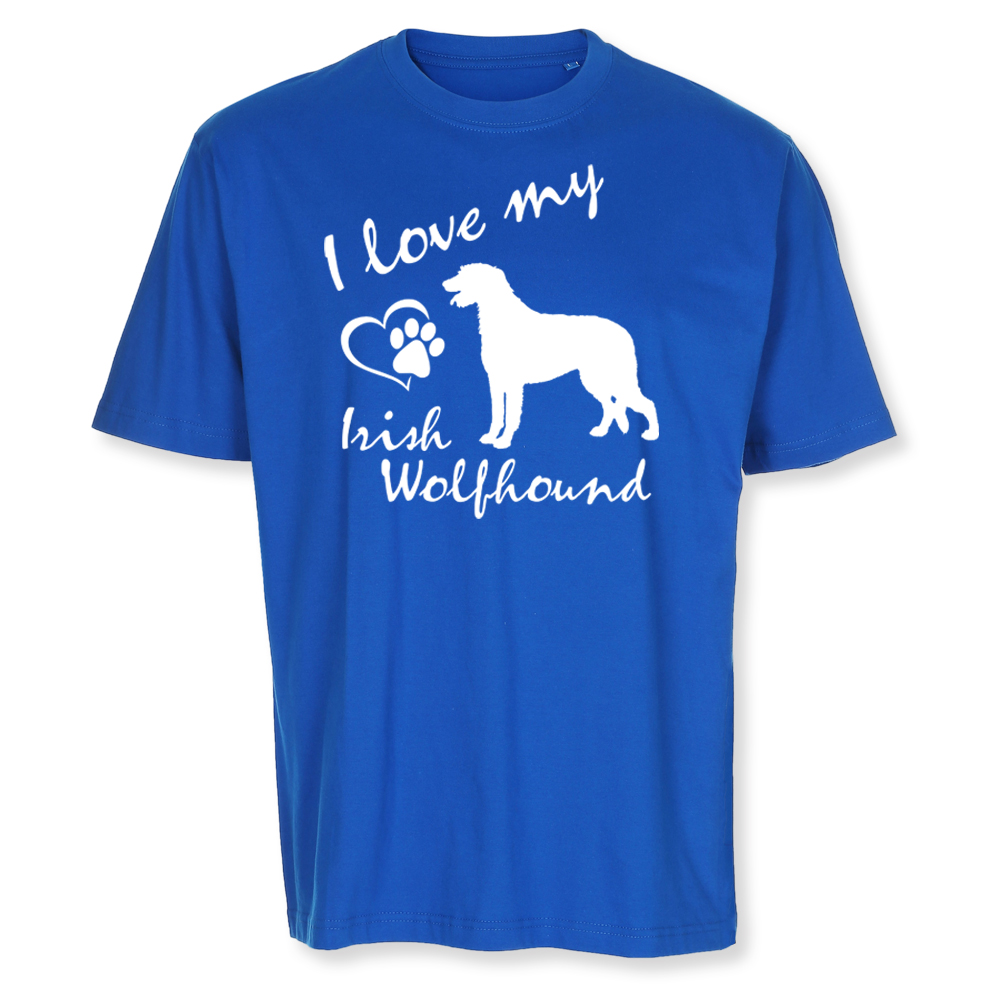 Herr T-shirt med Irländsk Varghund motiv - Torshammarens