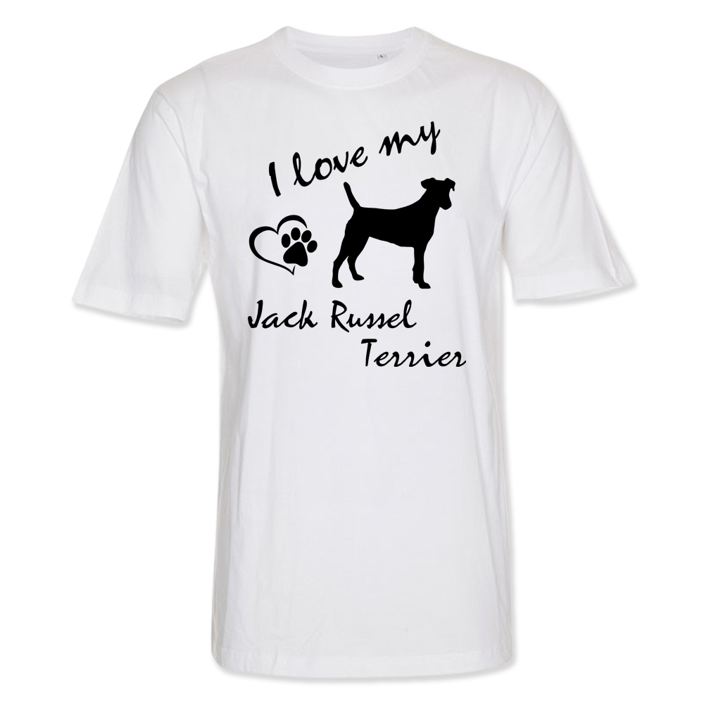 Herr T-shirt med Jack Russel Terrier motiv - Torshammarens