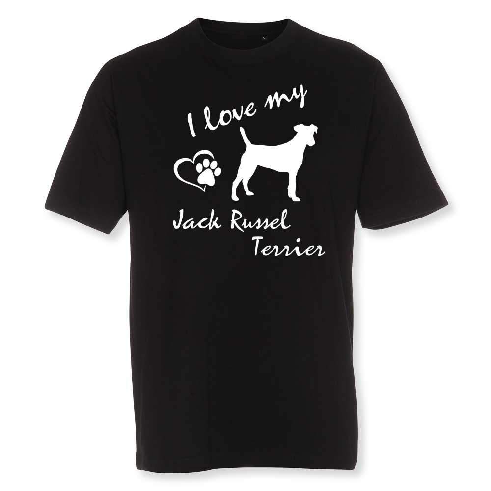 Herr T-shirt med Jack Russel Terrier motiv - Torshammarens