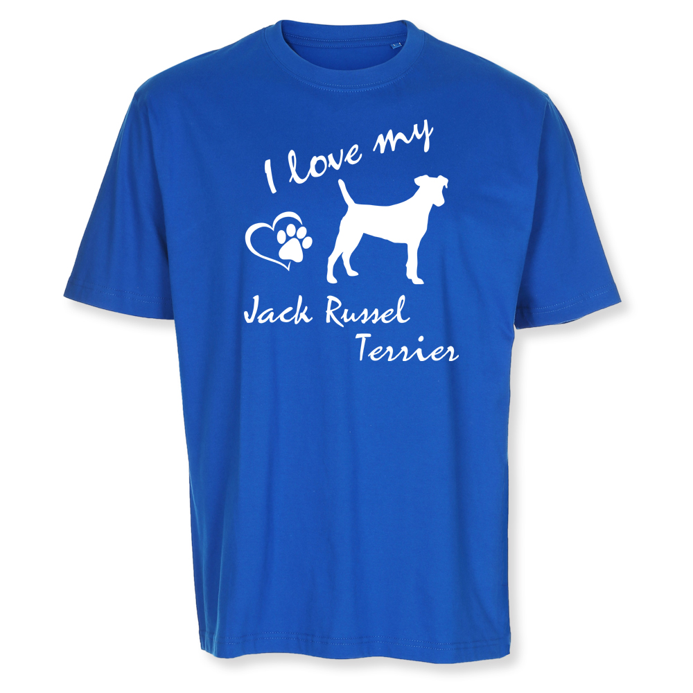 Herr T-shirt med Jack Russel Terrier motiv - Torshammarens