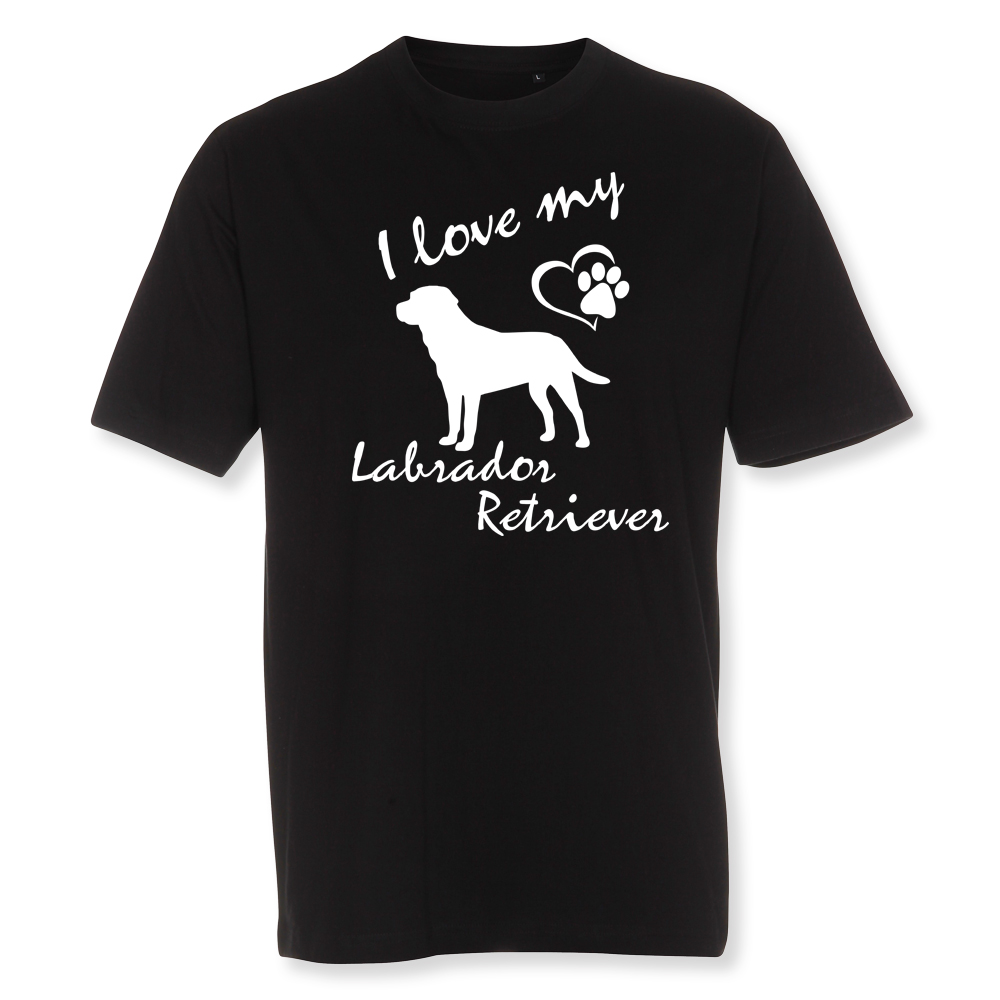 Herr T-shirt med Larbrador Retreiver motiv - Torshammarens