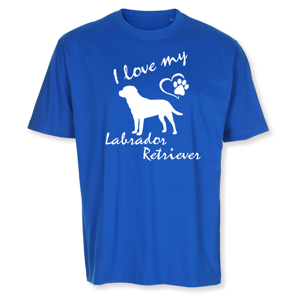 Herr T-shirt med Larbrador Retreiver motiv - Torshammarens