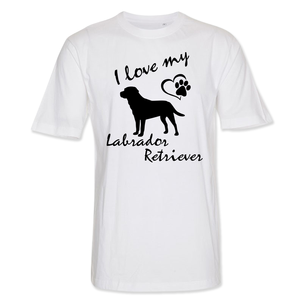 Herr T-shirt med Larbrador Retreiver motiv - Torshammarens