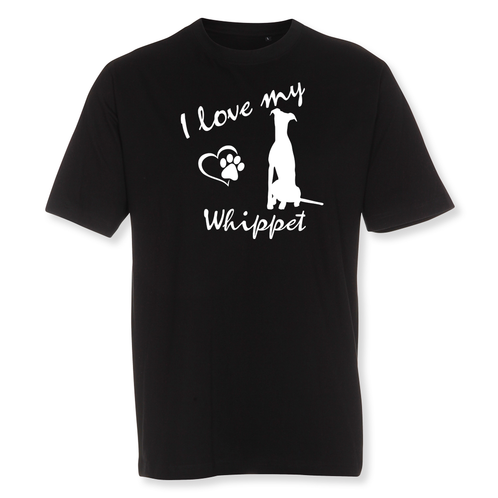 Herr T-shirt med Whippet motiv - Torshammarens