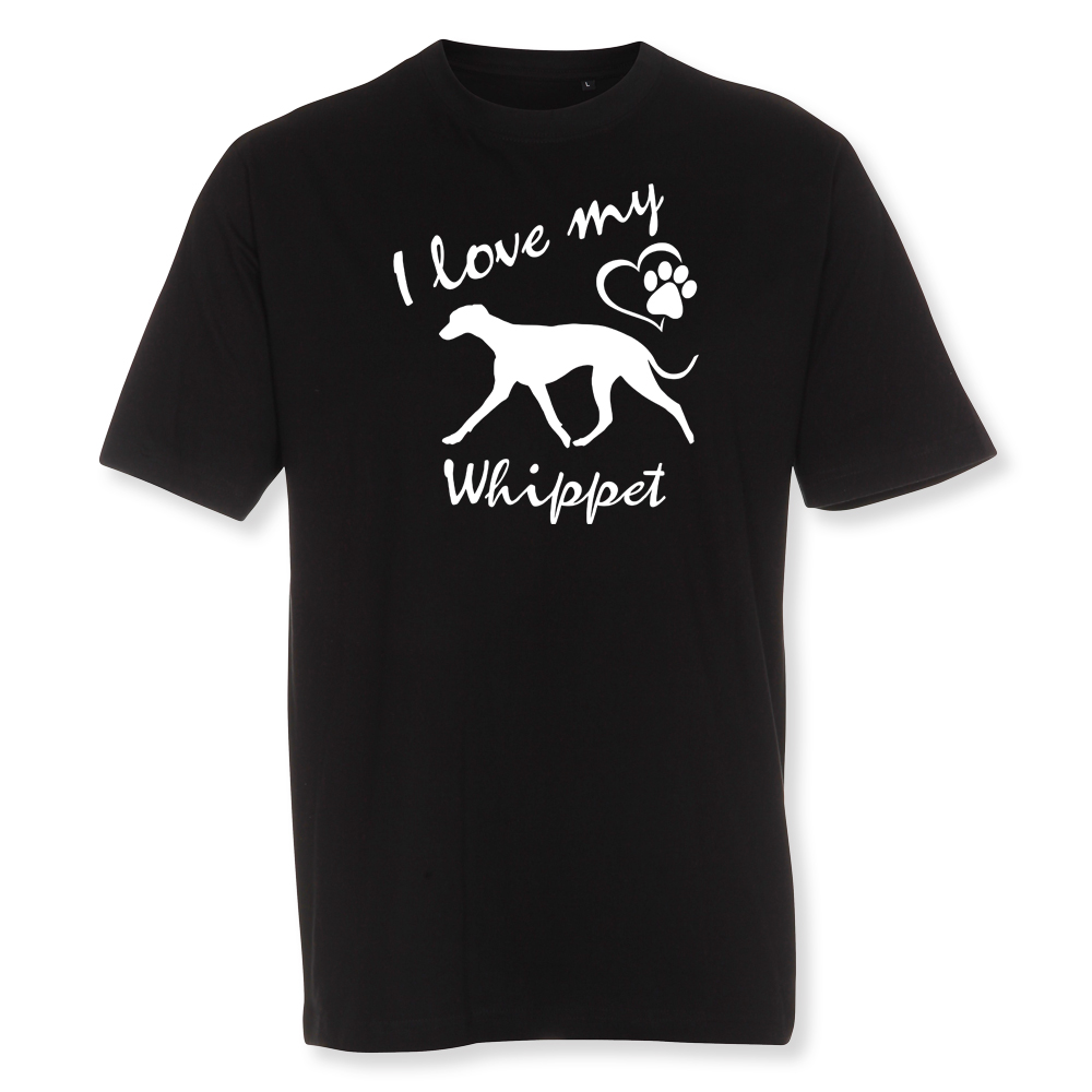 Herr T-shirt med Whippet motiv - Torshammarens