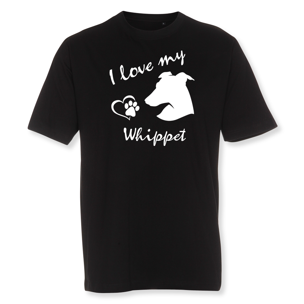 Herr T-shirt med Whippet motiv - Torshammarens