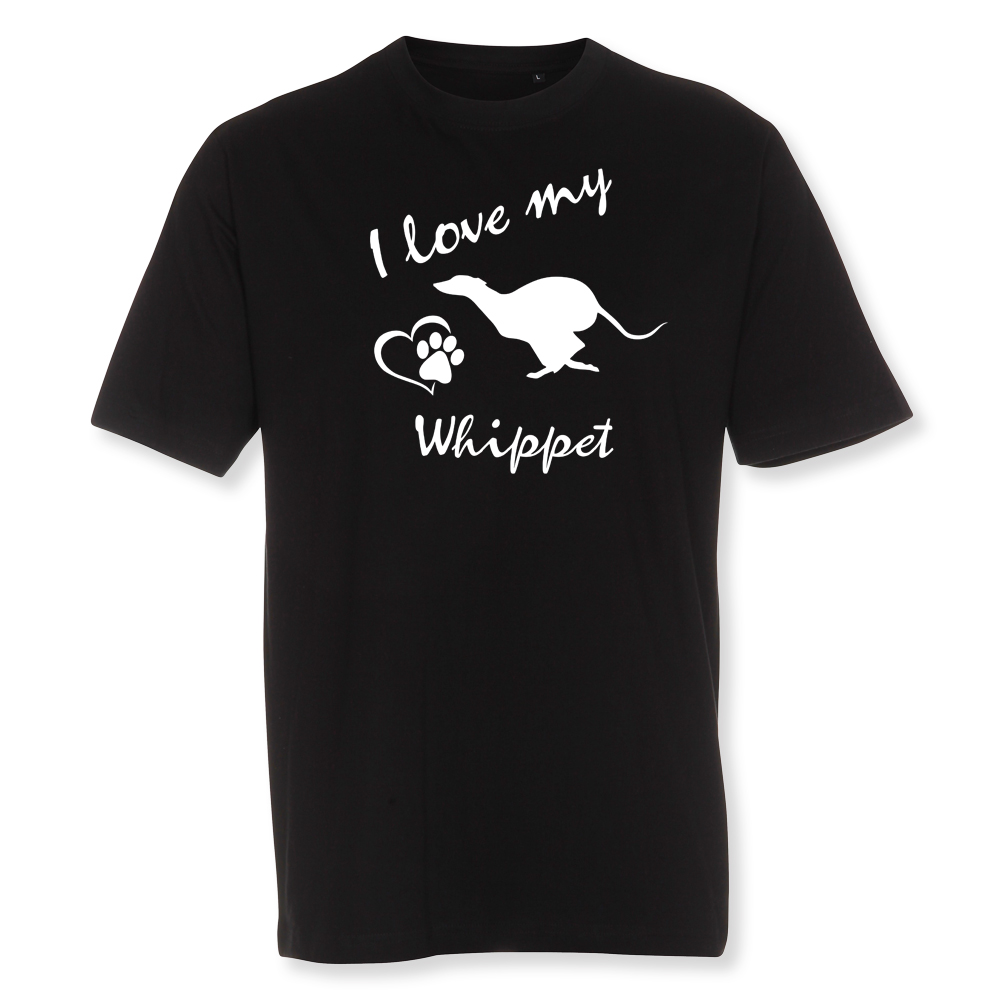 Herr T-shirt med Whippet motiv - Torshammarens