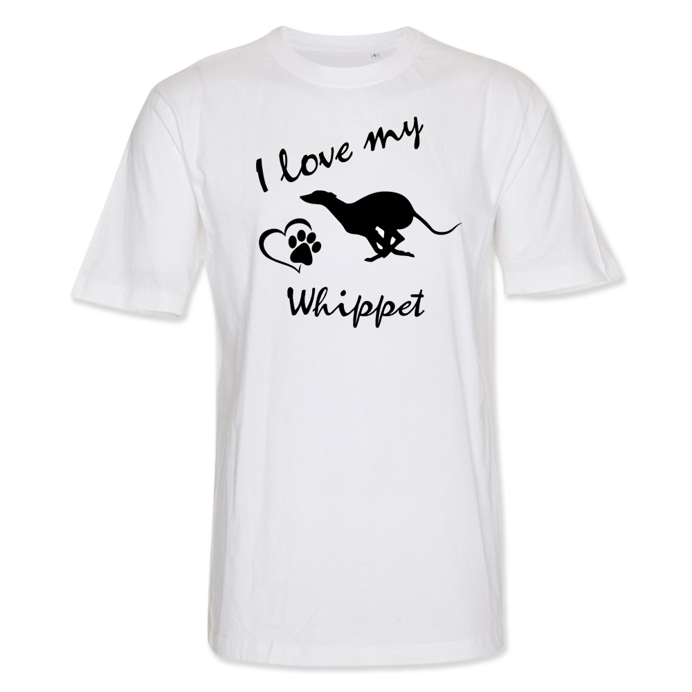 Herr T-shirt med Whippet motiv - Torshammarens