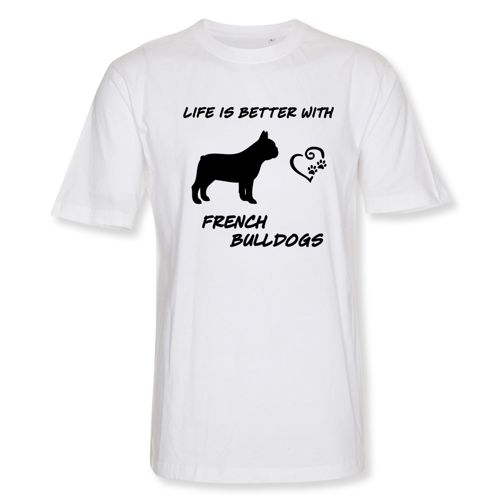 Herr T-shirt med Fransk Bulldog motiv - Torshammarens