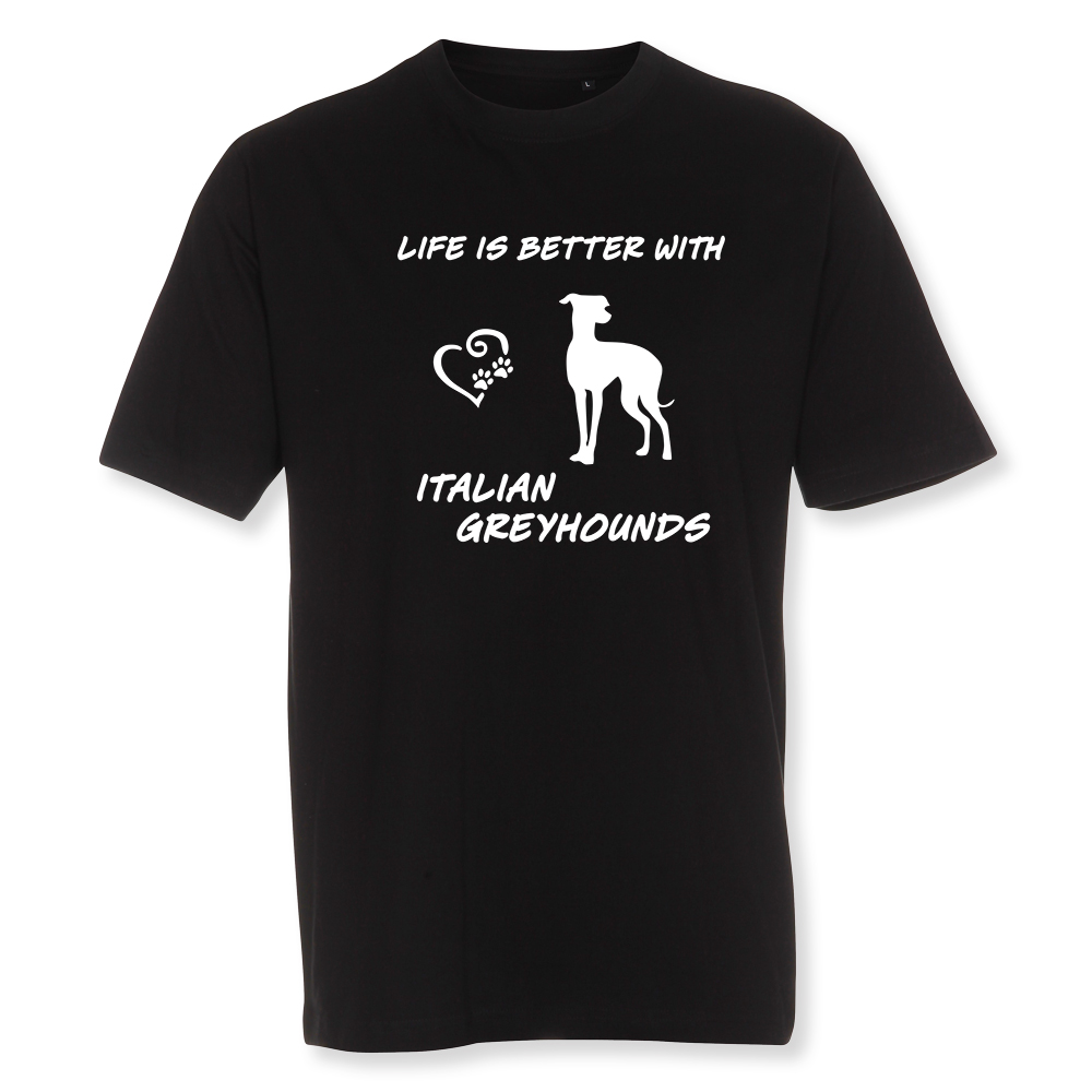 Herr T-shirt med Italiensk Vinthund motiv - Torshammarens