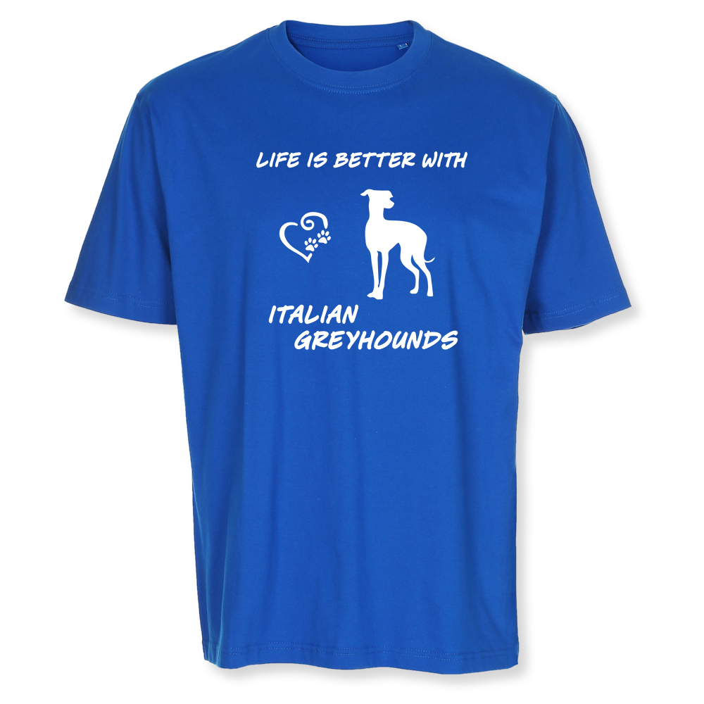 Herr T-shirt med Italiensk Vinthund motiv - Torshammarens