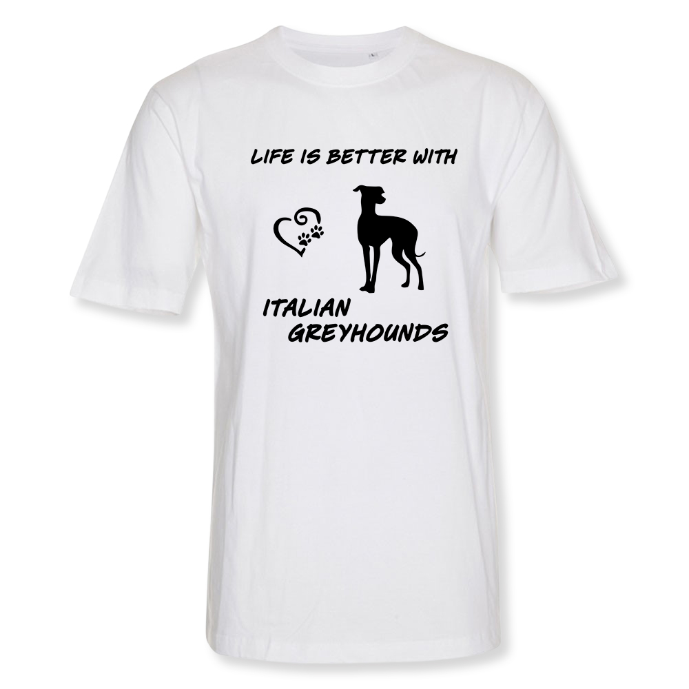 Herr T-shirt med Italiensk Vinthund motiv - Torshammarens